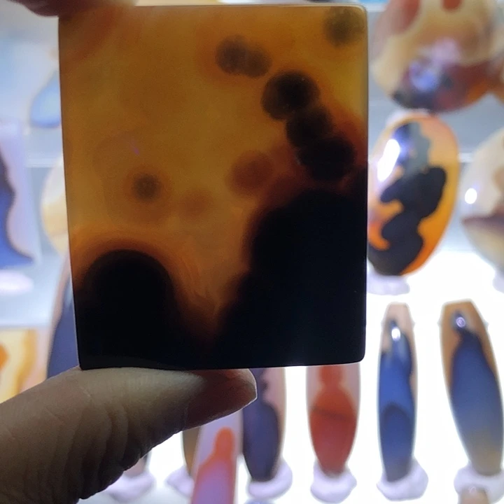 查罗石未镶嵌珠宝半成品75霞