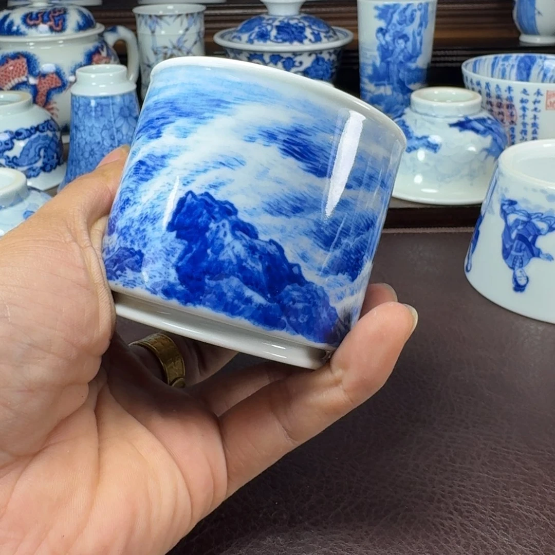 瓷片近****?当代景德镇陶瓷手绘茶具