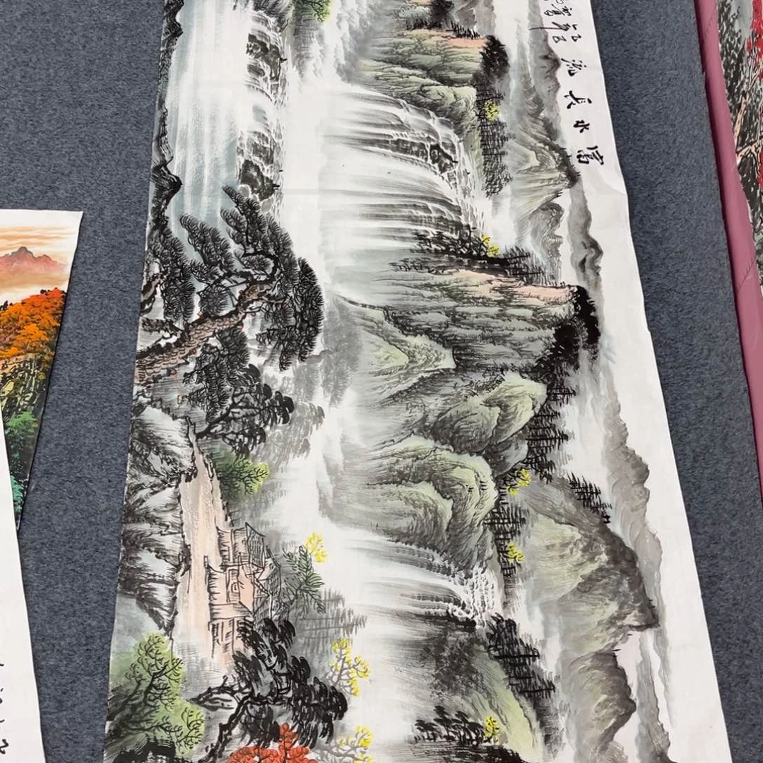 国画宣纸手绘，手工作品