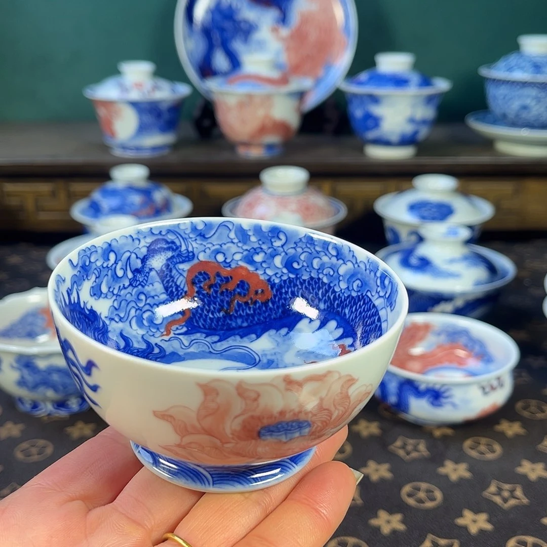 瓷片景德镇市自成堂手工手绘