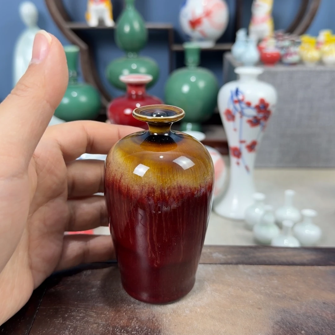 陶瓷手工小花器摆件