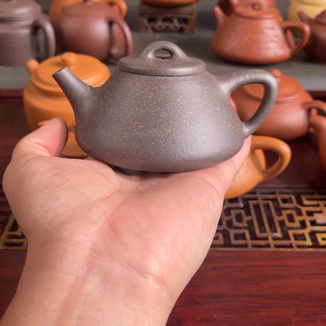茶壶紫砂全手工制作天青子冶