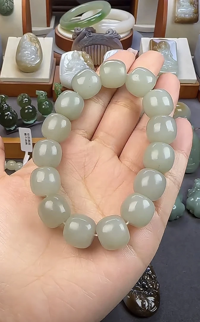 卞玉坊和田玉手串