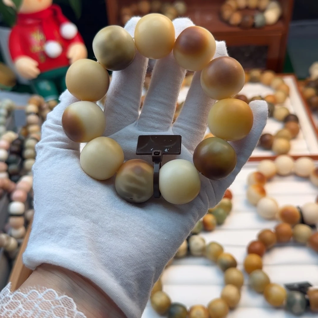 菩提根/象牙果手串卡23苹果干磨微瑕