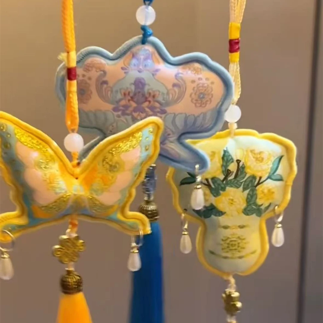 蝴蝶香包挂件挂饰非遗手工刺绣香囊车挂汉服配饰端午节礼物送闺蜜
