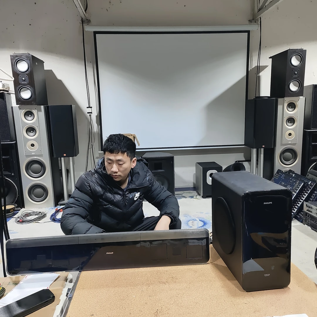 8新 Philips/飞利浦 二手飞利浦回音壁+炮，出声，不带线材