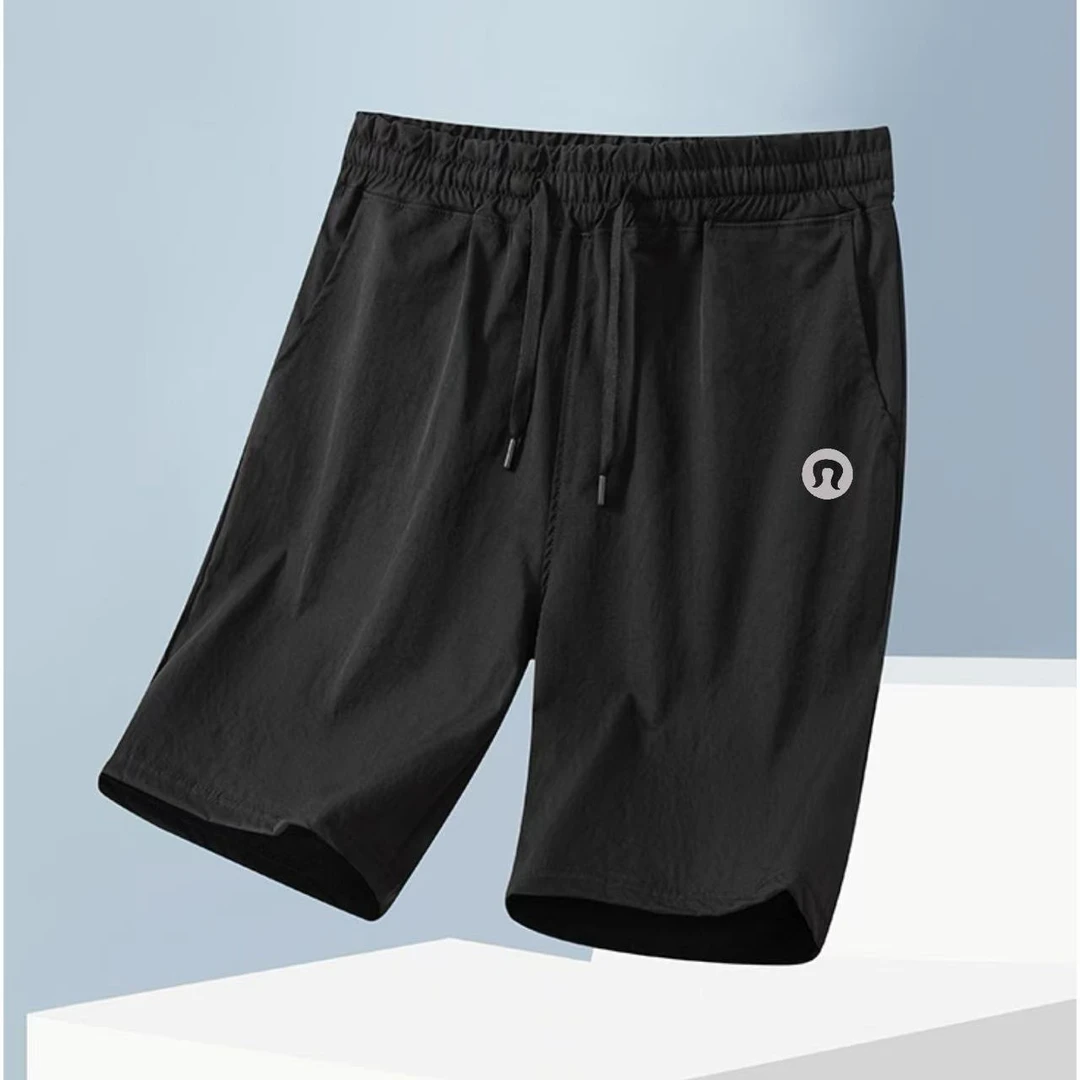 【专柜正品】LULU夏季男士短裤休闲运动户外透气薄款宽松跑步五分裤