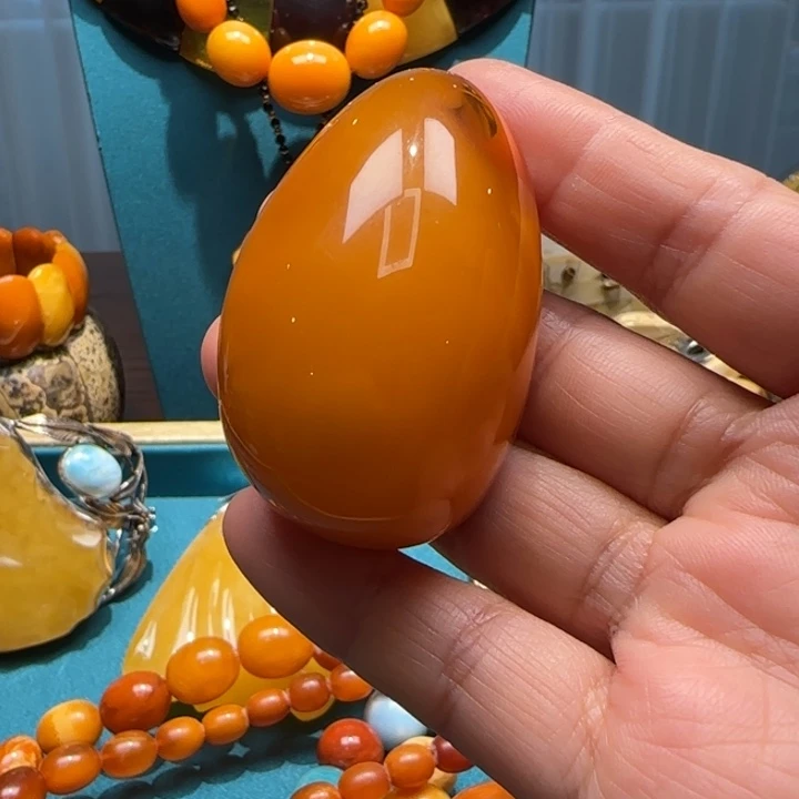 琥珀未镶嵌颈饰波兰设计款琥珀蜜蜡