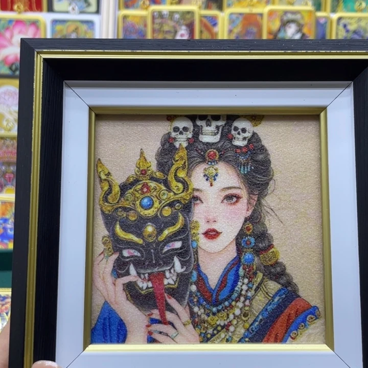 吊坠睡**?唐卡吊坠摆台唐卡