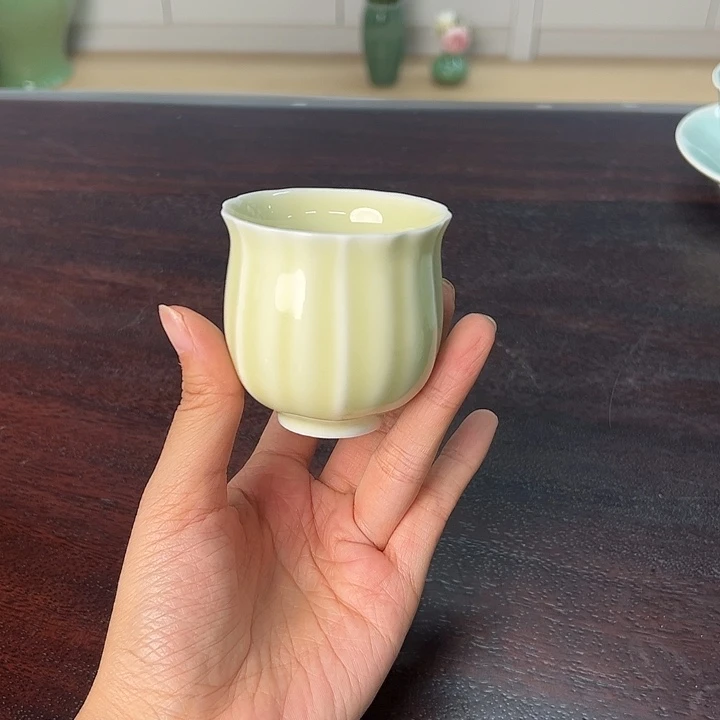 龙泉云间青瓷小米茶器