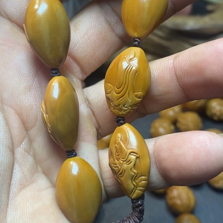 橄榄核手串/手链橄榄核雕刻在