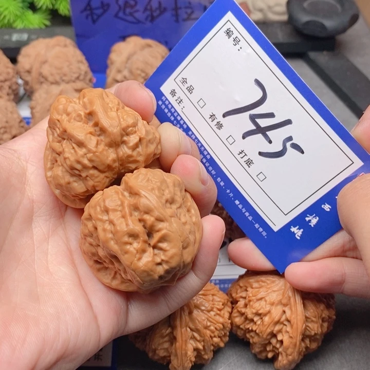 把件桃核39蛤蟆头745号牌