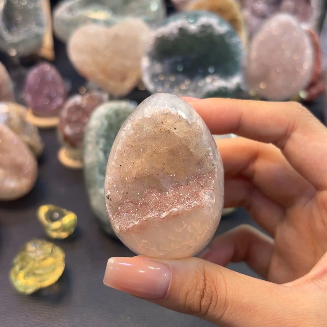 紫晶未镶嵌大型摆件（非配饰）龙蛋