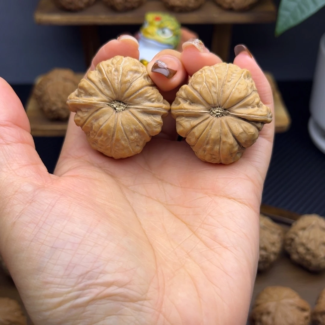 把件文玩核桃南瓜墩 39 全品白茬