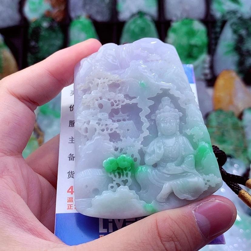 【闪购商品】翡翠颈饰未镶嵌挂件