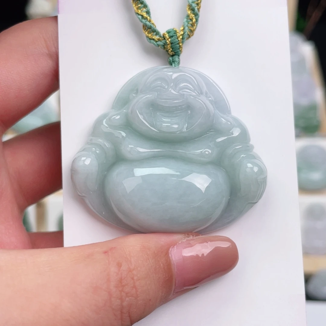 颈饰未镶嵌翡翠佛公