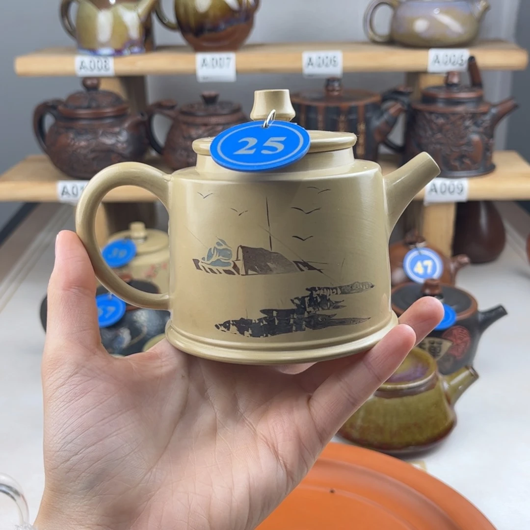 壶260cc建水紫陶全手工制作
