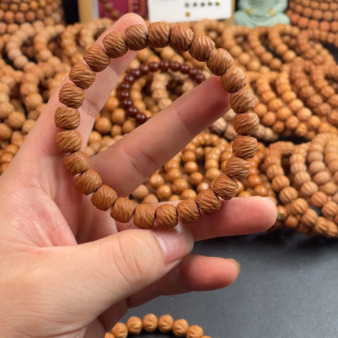 手串猴头核桃无*谓无暇走色云锦 无