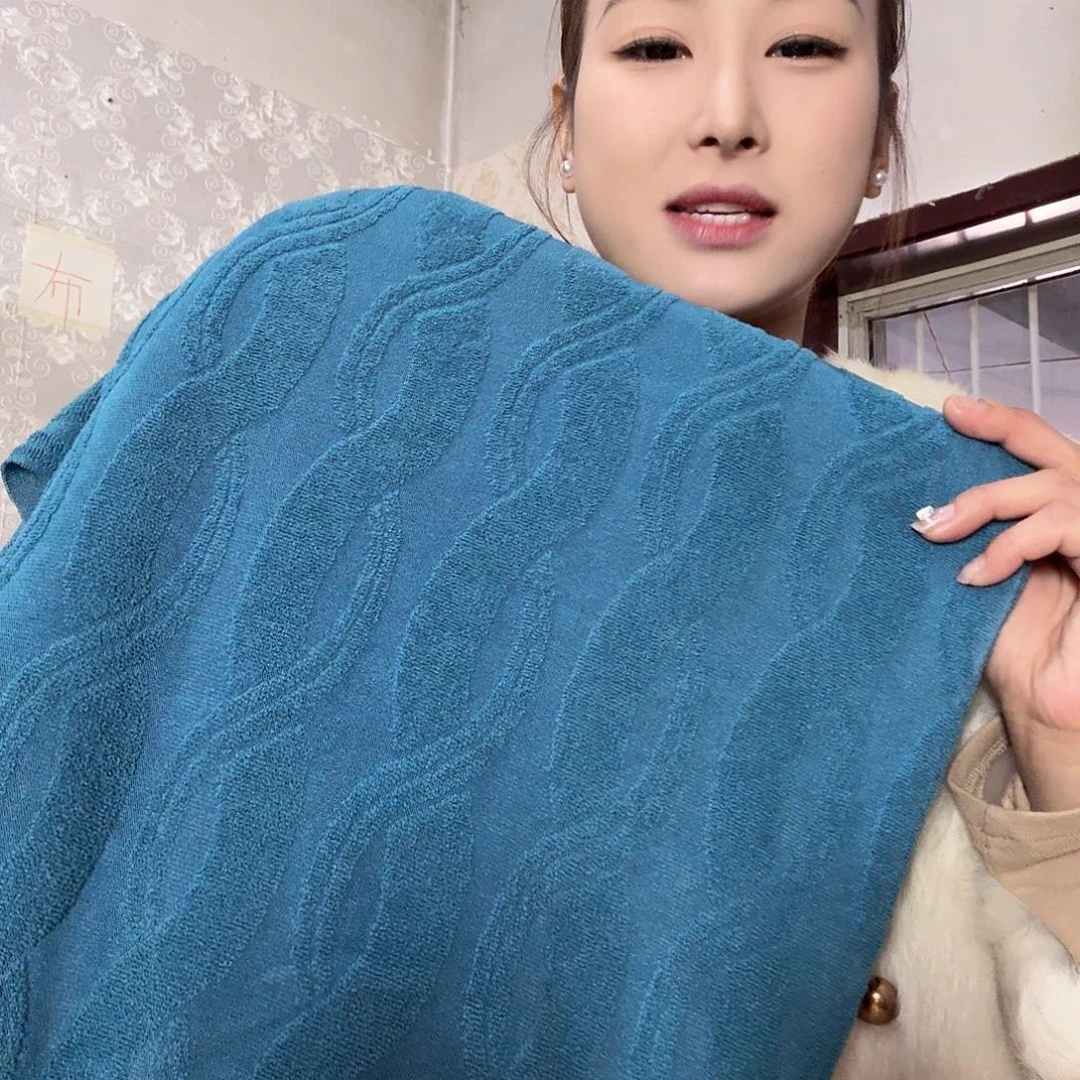 羊驼毛牛奶绒面料微暇323