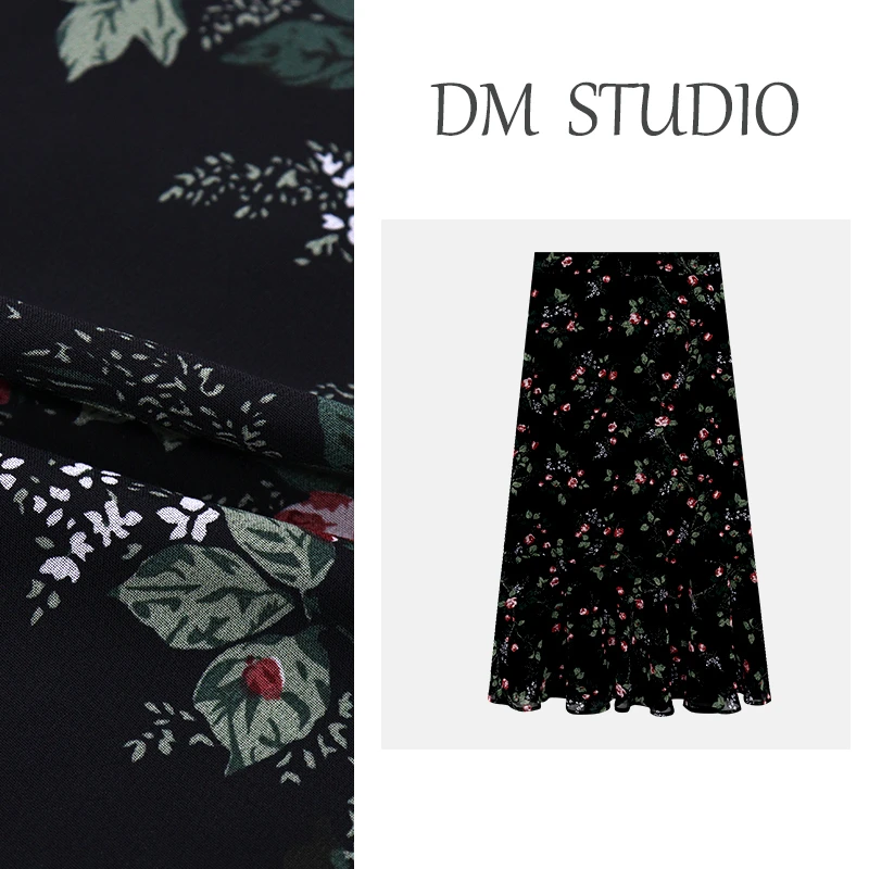 【艺术时光】蛋妹大码女装夏季微胖mm显瘦遮肉精致减龄短裙DM30170