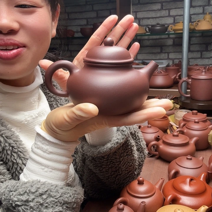 向***义紫砂茶壶容天 260cc