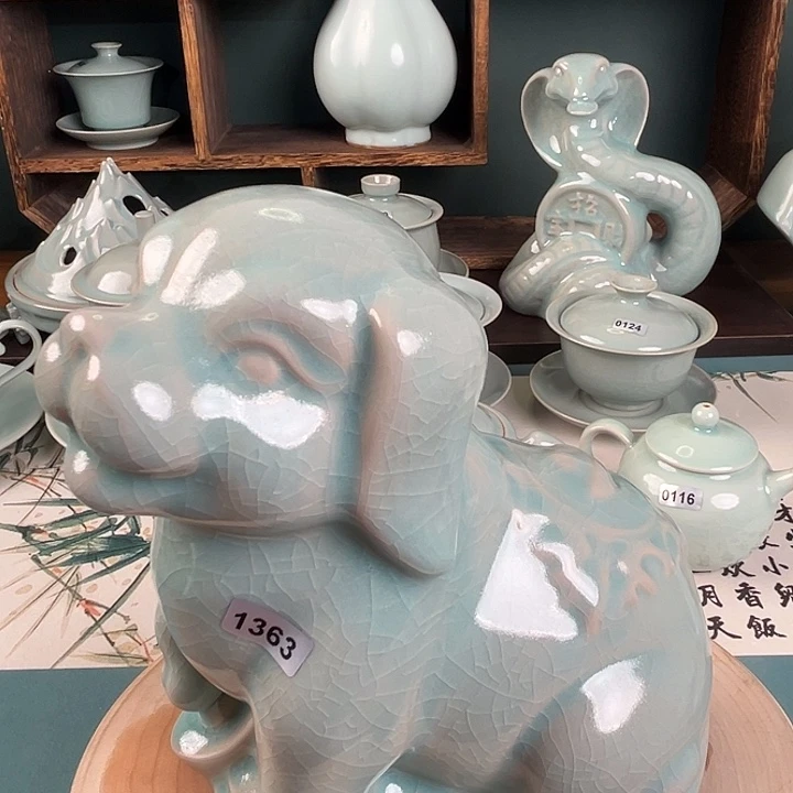 杯小*1363 青鸾汝瓷汝州发货