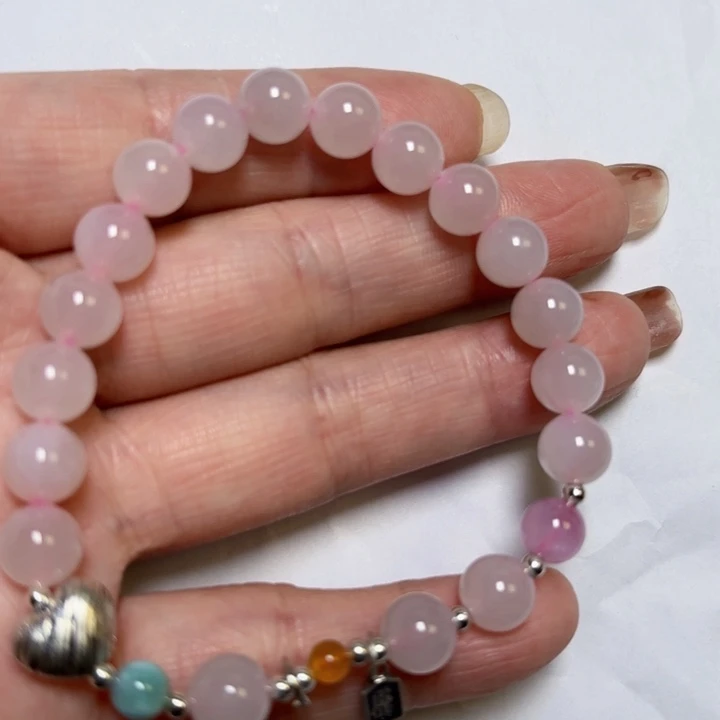 周***小未镶嵌手链和田玉