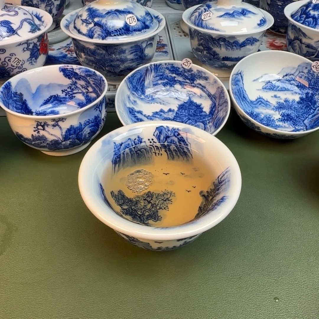 陶纯手工纯手绘茶具277