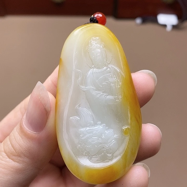 和田玉挂件未镶嵌F