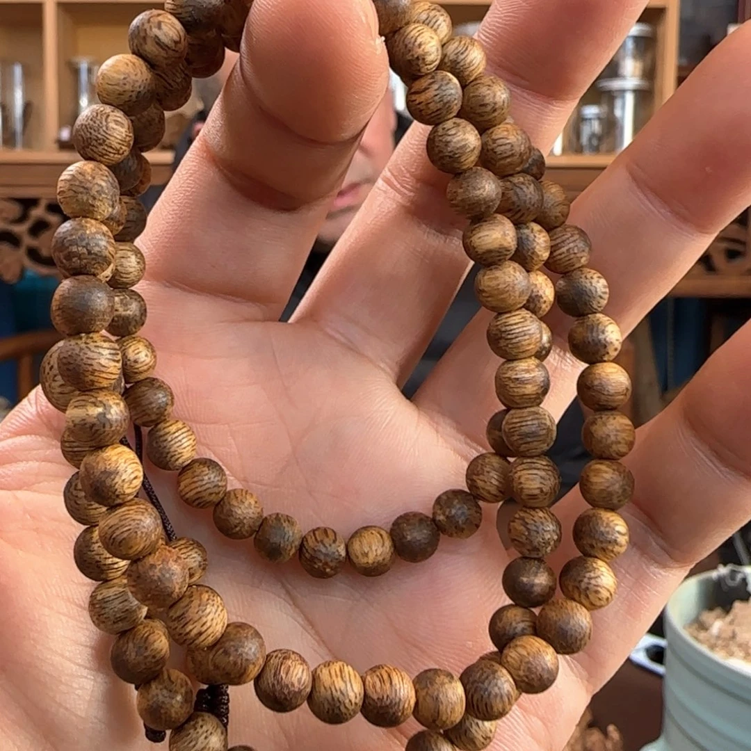 沉香手串奇楠一代苗白棋0.6