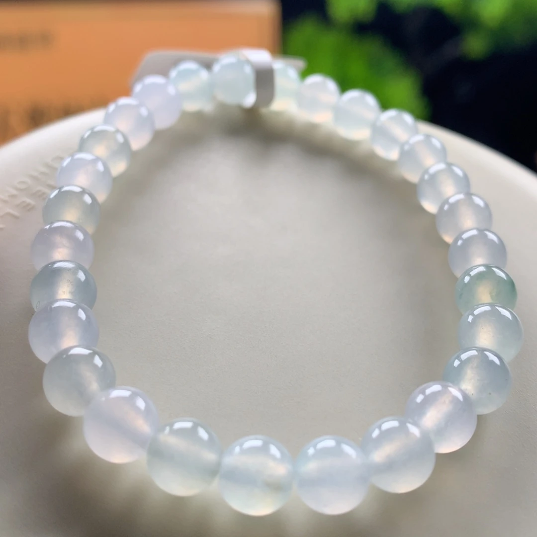 翡翠未镶嵌手链卡6.5