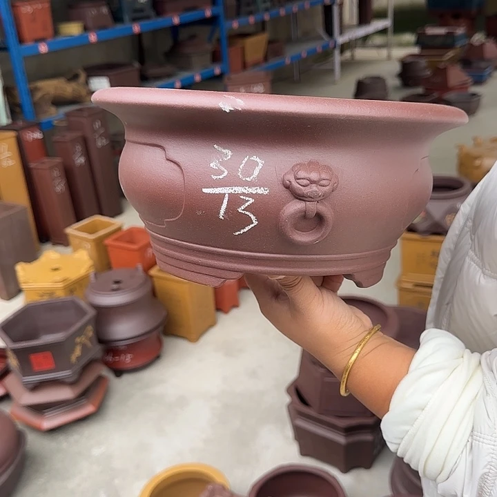 紫砂花盆是你给你