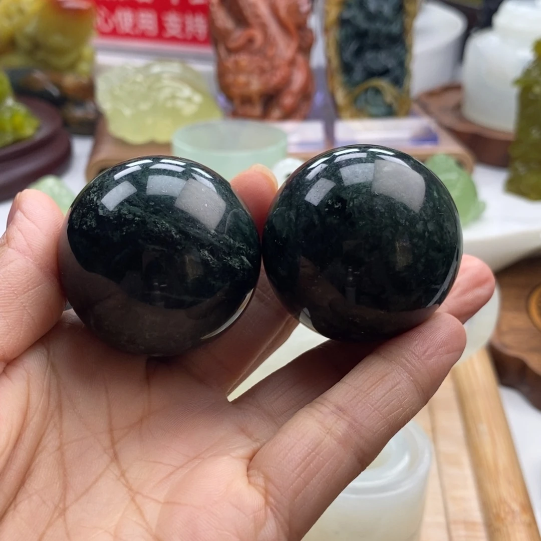 岫玉未镶嵌四大名玉手把件