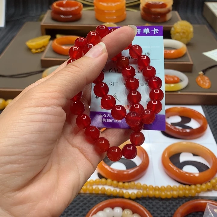 石英质玉（黄龙玉）未镶嵌手镯用****1