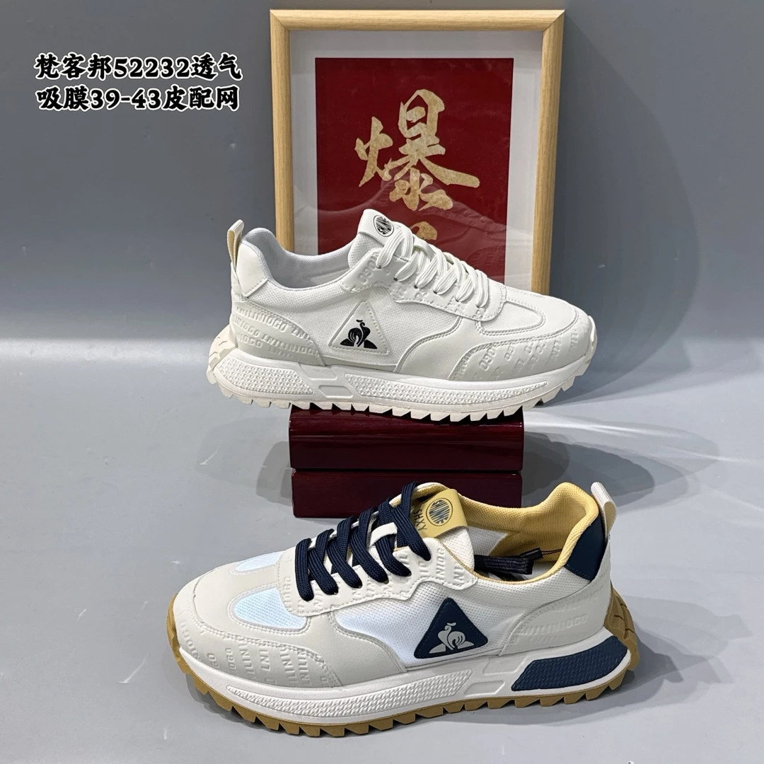 52232阿甘鞋吸膜软底皮配网透气舒适百搭休闲鞋