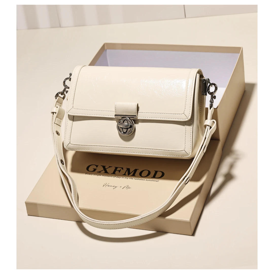 GXFMOD时尚小众法式真皮腋下包女2025夏季新款百搭通勤单肩斜跨包