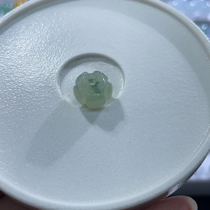 翡翠散珠翡翠莲花珠