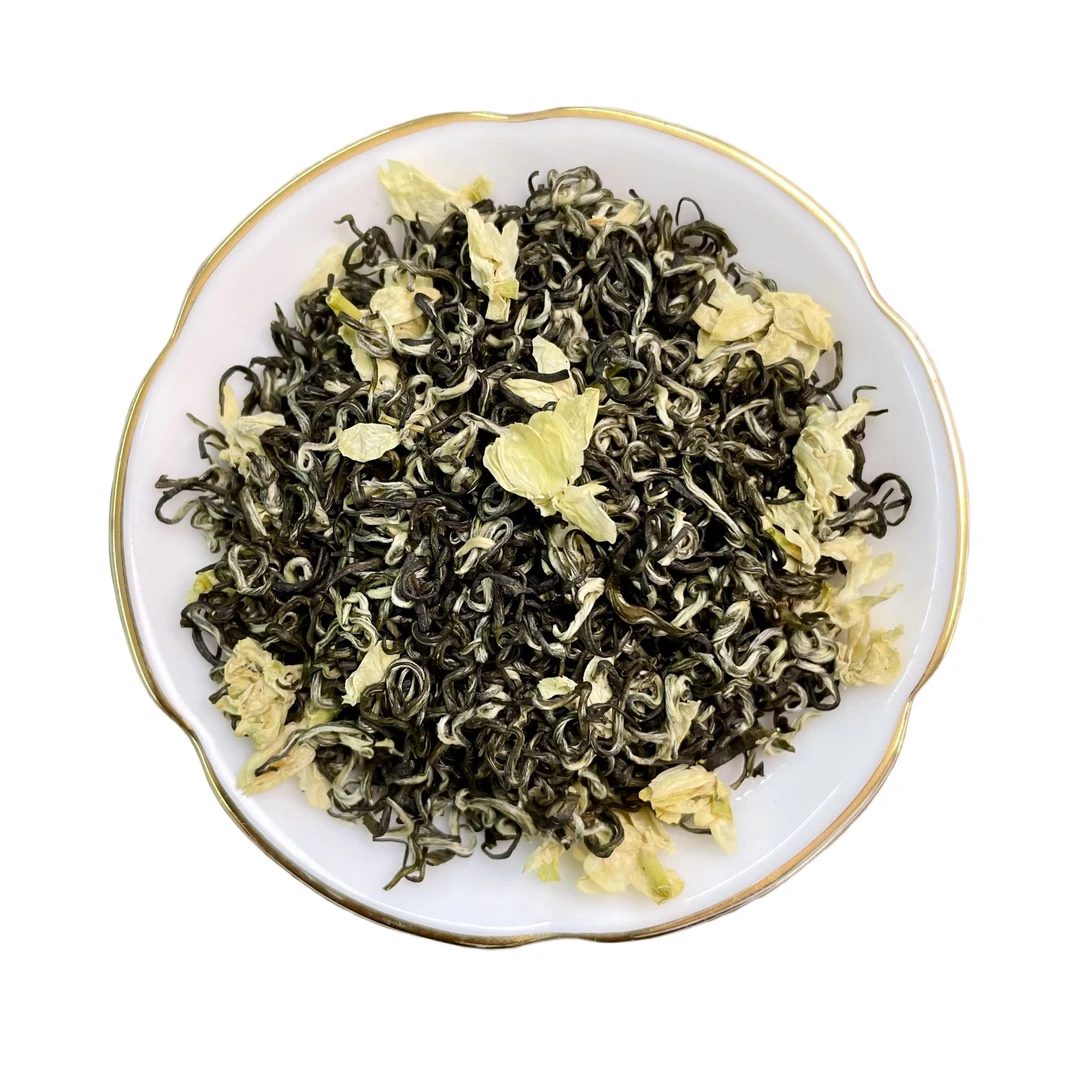 01号七窨浓香茉莉花茶浓香型新茶茉莉飘雪茶叶绿茶广西横县老鹰茶