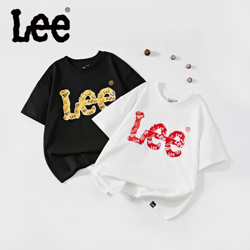 Lee kids儿童夏季T恤上衣孩子短袖男童女童高端童装LK5X3HUT0744