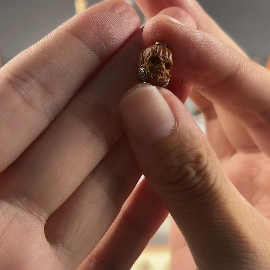 紫金鼠吊坠用****2无言骷髅紫金鼠手雕