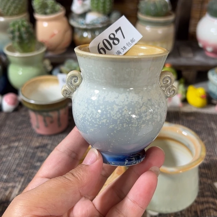 口5 手工花盆满30包邮
