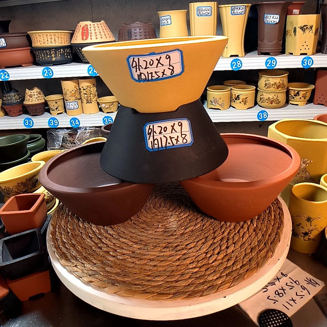 宜兴紫砂紫砂花盆花盆