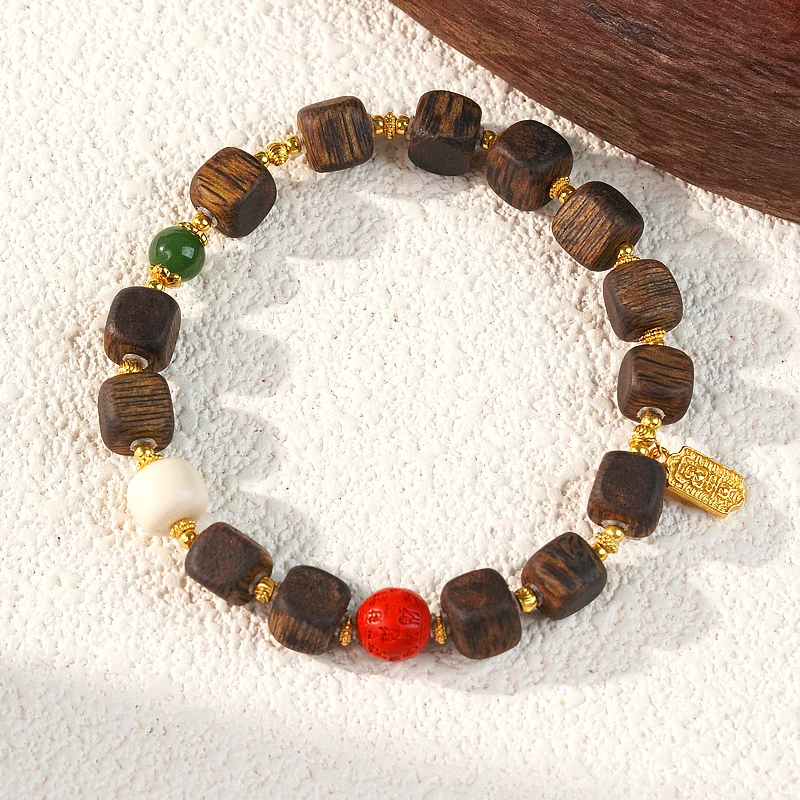 沉香【福泽天降2.0】沉香手串925（多样性发其一）