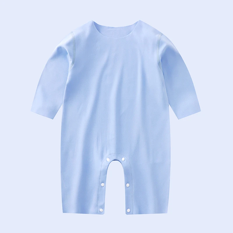 婴儿连体衣春秋季无骨保暖宝宝外出衣服秋冬装新生儿0-6月睡衣