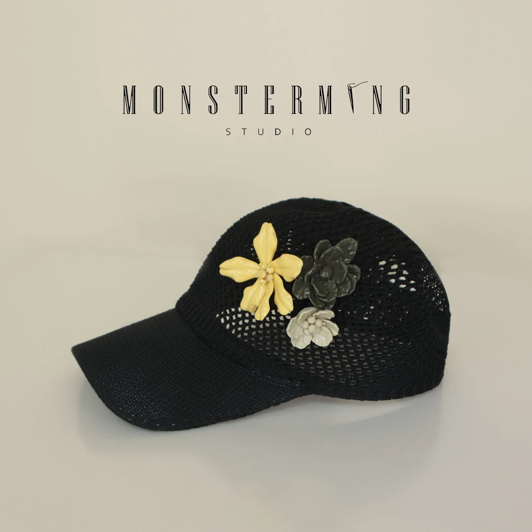 MONSTERMING -BloomCap-花朵帽子两件套