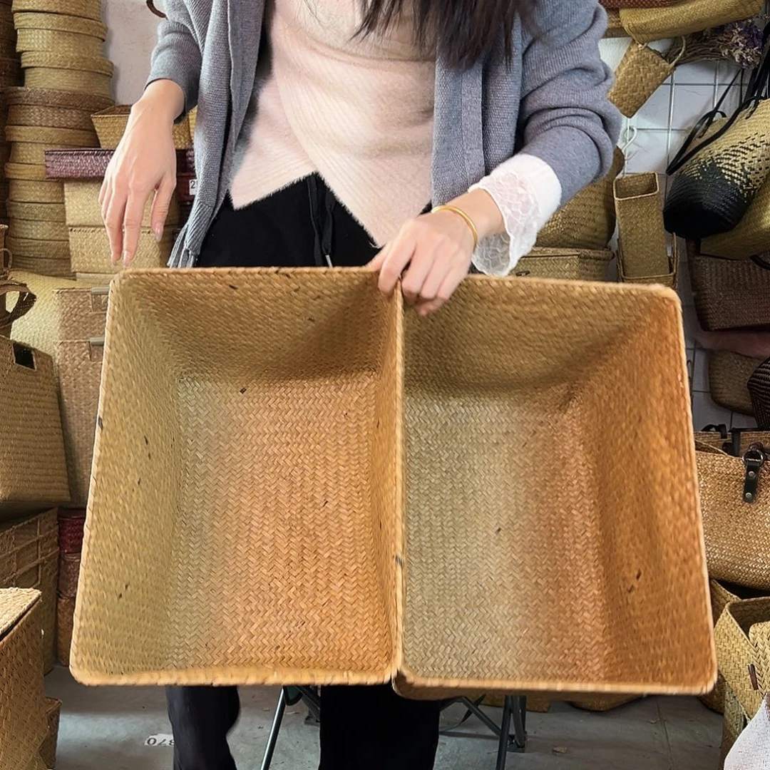 草编草编包/草编收纳盒微瑕疵