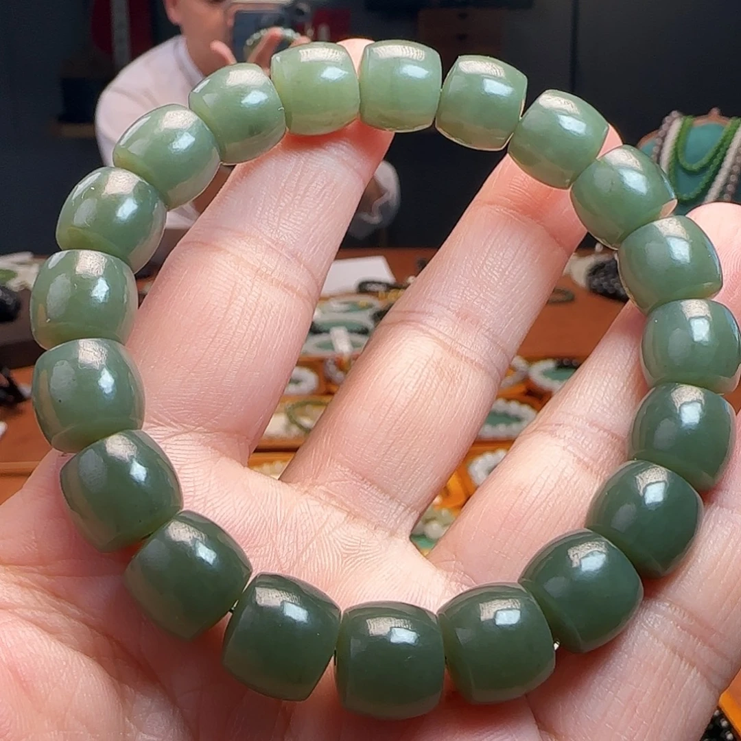 和田玉未镶嵌手链