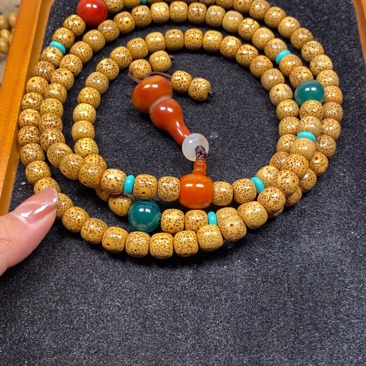 星月菩提吊坠黄金籽12.6