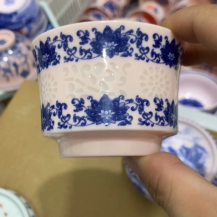 摆件陶景德镇陶瓷主人杯24556