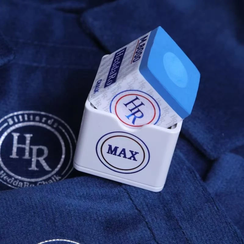 HR新款巧克粉台球巧粉六角巧粉MAX8000目大头小头杆台球杆枪粉
